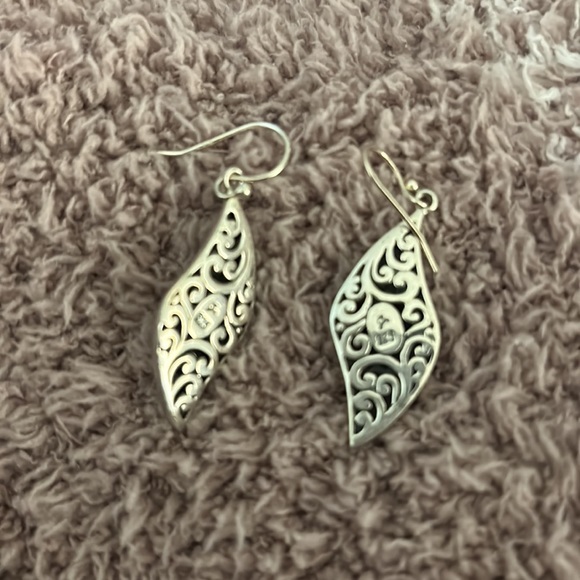 Samuel B. Sterling Silver Filigree Earrings - Picture 2 of 4